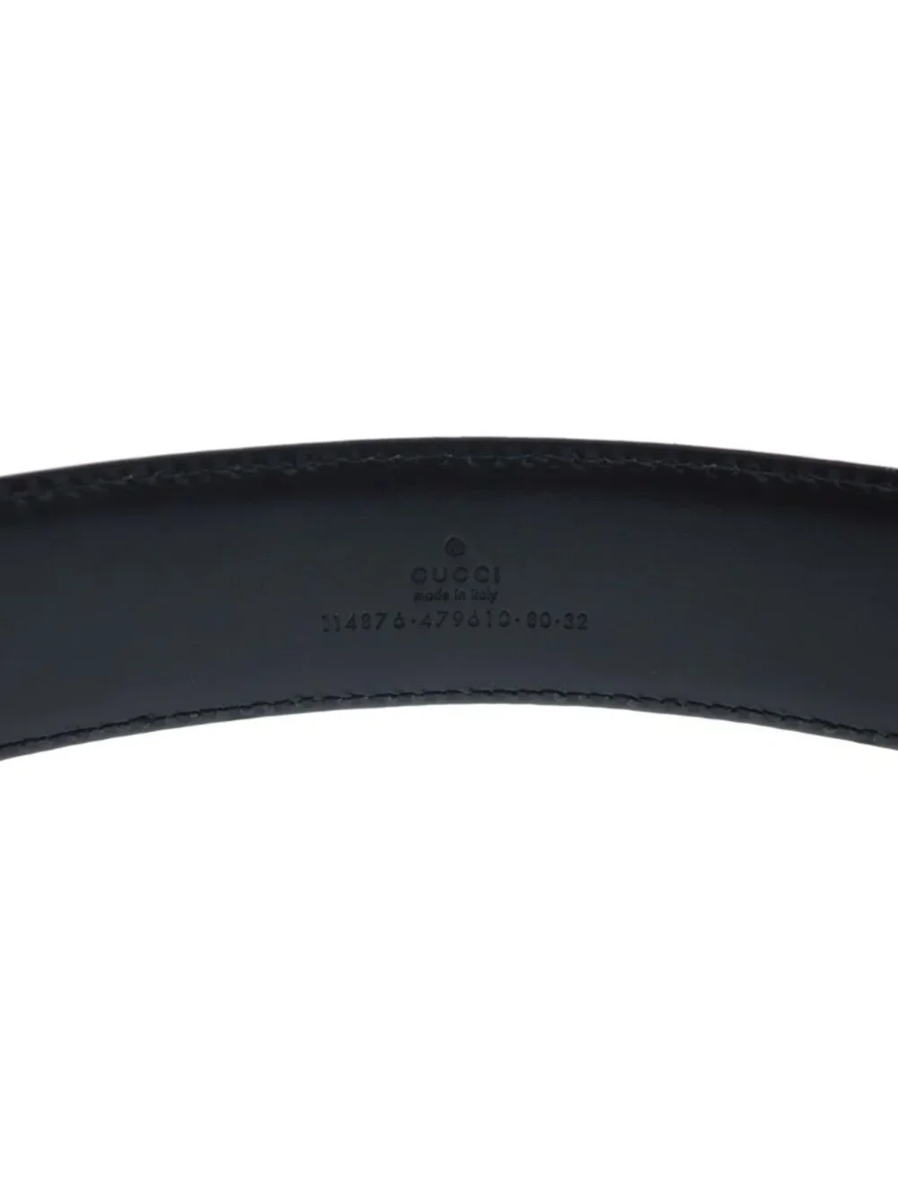 Gucci Interlocking Leather Belt Gold Black